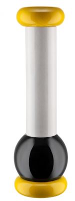 Spice mill MP0210 H 23 cm Alessi Yellow, black and white SINGLE PIECES